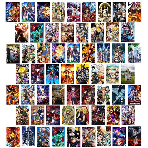 Buy Anime Wall Collage Kit Aesthetic Pcs Anime Room Decor X Inch Small Anime Posters