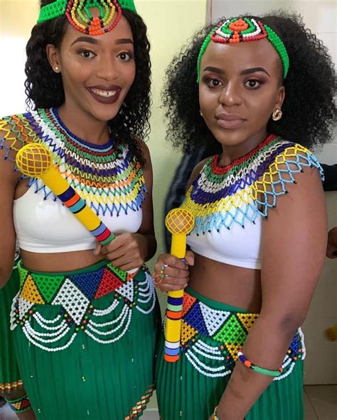 Lerato Mvelase And Sihle Ndaba In Zulu Traditional Attire For Heritage