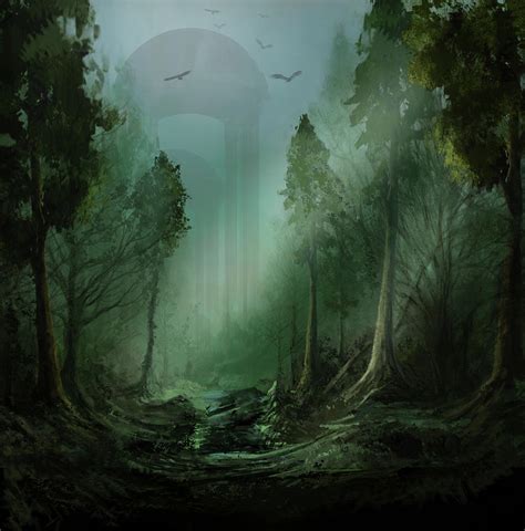 Fantasy Dark Forest Photograph By Maxim Boldyrev Pixels