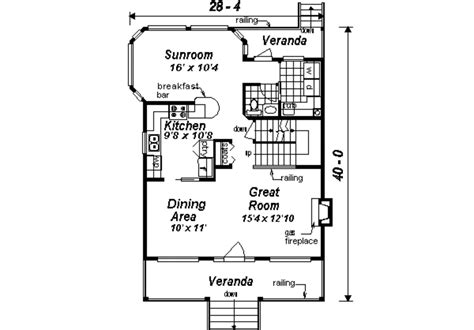 Cottage Style House Plan 3 Beds 3 Baths 1722 Sqft Plan 18 289