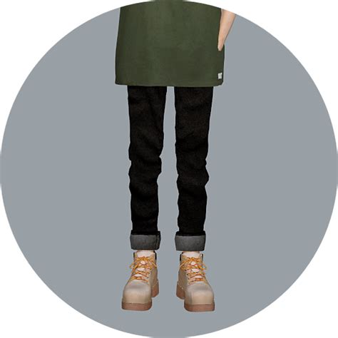 Malehiking Boots하이킹 부츠남자 신발 Sims4 Marigold