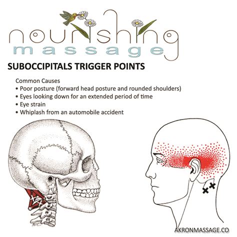 Suboccipital Trigger Point Release And Stretch Nourishing Massage