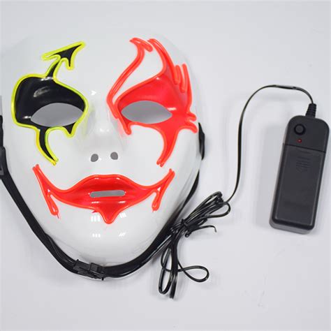Wholesale Halloween Masquerade Carnival Rave Led Light Up Neon El Wire