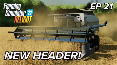 New 30ft Gleaner Header And Fs 22 Relight Mod Put To The Test