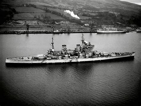 HMS King George V Royal Navy Battleship At Gareloch