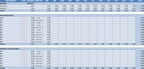 Daily Expense Excel Sheet Xls Free Comprehensive Budget