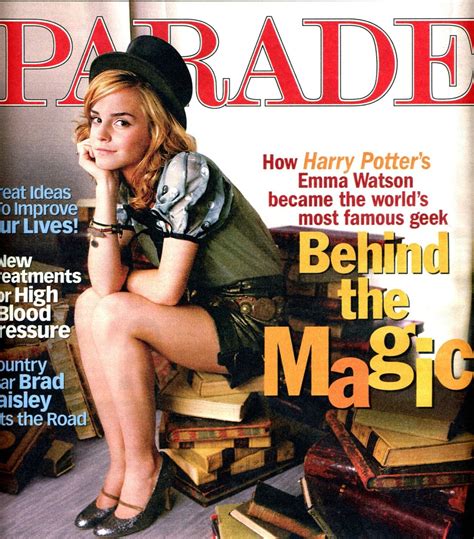 Hotzines Celebrity Magazines Emma Watson Sexy Magazine Cover