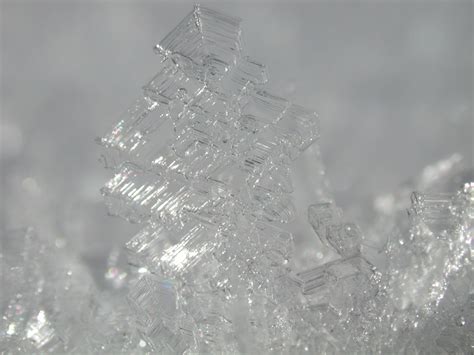 Imageafter Textures Ice Snow Crystals Cold Closeup