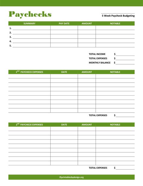 Exemplary Paycheck Planner Template Project Progress Report Excel