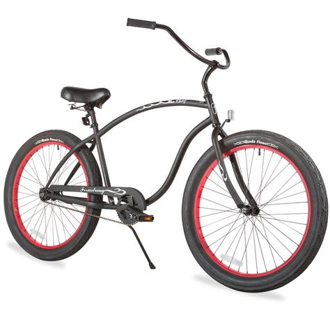 Firmstrong Chief 30 Single Single Speed Matte Black With Red Rims