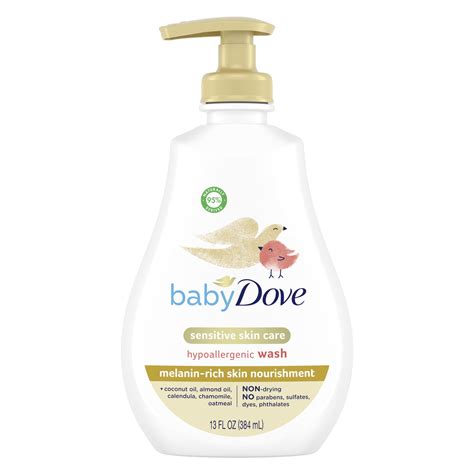 Baby Dove Sensitive Baby Wash For Baby Bath Time Melanin Rich Skin