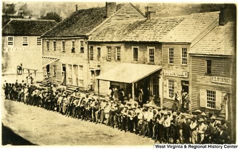 Army Assemble In 1861 In Morgantown Wv West Virginia History West