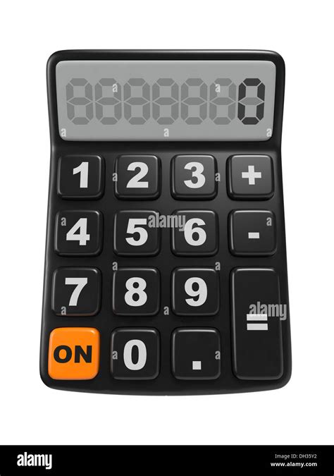 Black Calculator Mathematics Object Stock Photo Alamy