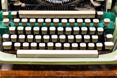 Old Typewriter Keyboard Stock Photo Sponsored Keyboard