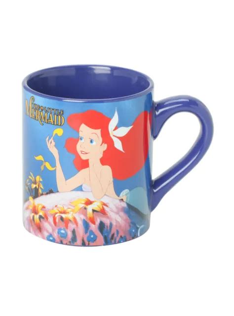 Disney Princess Ariel The Little Mermaid Flowers Ceramic Coffee Mug 14
