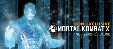 Mezco Toyz Summer Exclusive Mortal Kombat X Ice Clone Sub Zero