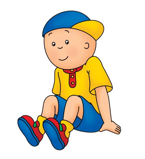 Caillou Sitting Transparent Png Stickpng