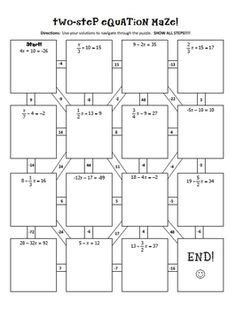 Download / read online here name: 1000+ images about Equations on Pinterest | Equation, Solving equations and Two step equations