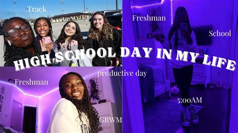 Day In My Life High School Track Grwm Study W Me More Youtube