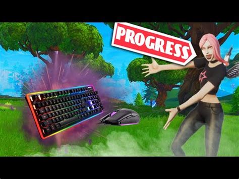 My Progress Switching To Keyboard And Mouse Fortnite Youtube