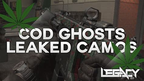 Call Of Duty Ghosts Secret Weapon Camos Leaked Weed Camo Golden