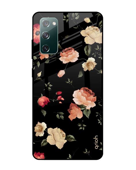 Buy Floral Printed Premium Glass Cover For Samsung Galaxy S Fe Impact