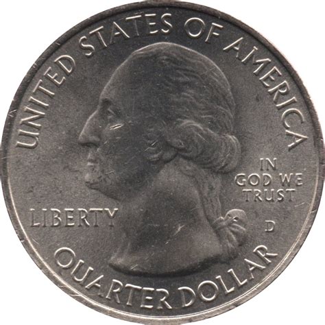 ¼ Dollar Washington Quarter Cumberland Gap National Historical