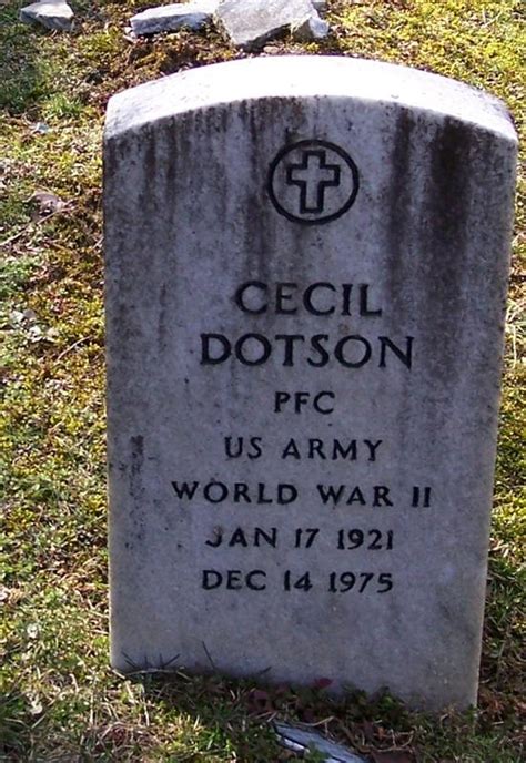 Cecil Dotson 1921 1975 Find A Grave Memorial
