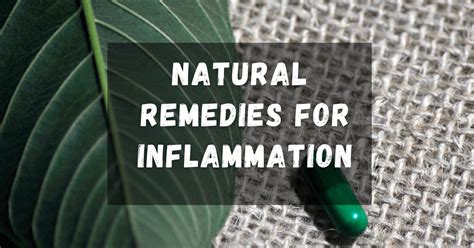 14 Natural Remedies For Inflammation Diets Meal Plan