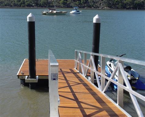 Pontoons At Hawkesbury River Australia Marine Dock Systems Mds