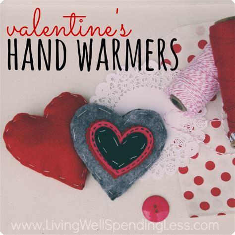 Diy Valentines Hand Warmers Living Well Spending Less