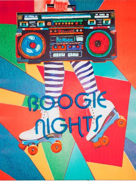 Love It Boogie Nights Wall Artwork Led
