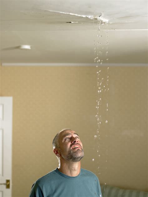 What's the proper way to repair stains on the ceiling caused by. How to Fix a Leak From the Upstairs Bathroom | Home Guides ...