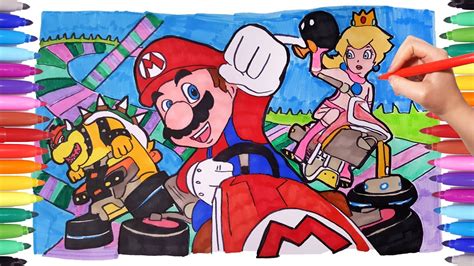 The introduction of easy to install wall murals, available in both prepasted and peel and stick formats, takes interactive decor to new heights. SUPER MARIO Coloring Pages | Drawing and Coloring Super ...