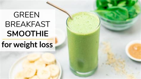 Green Breakfast Smoothie For Weight Loss Man Health Magazine