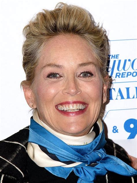 Sharon stone, 62, is ageless! Sharon Stone's Fur Obsession in Zara Sneakers and ...