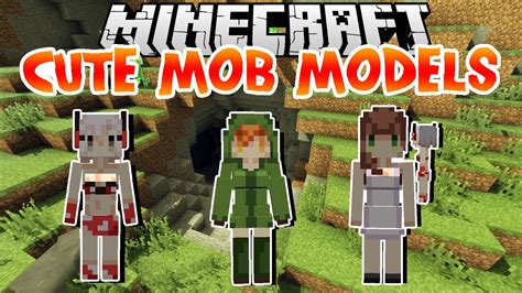Cute Mob Models Mod Para Minecraft 1 7 10 Review Youtube Free Nude Porn Photos