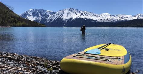 Paddle On Kenai Lake Cooper Landing Alaska
