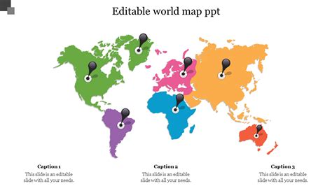 Powerpoint World Map Editable Kinderzimmer 2018 Riset