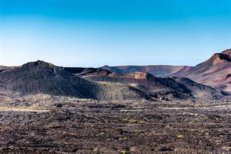 Timanfaya National Park Martian Orizzontale Lanzarote Isole Canarie