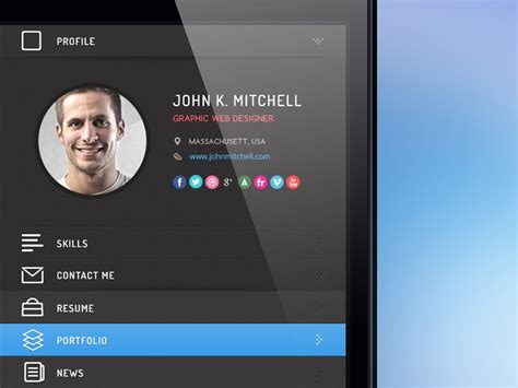 Find a cv sample that fits your career. Resume App Ui by Pasquale Vitiello - Dribbble