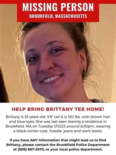 Police Ask Public For Help Finding Missing 35 Year Old Woman Brittany Tee