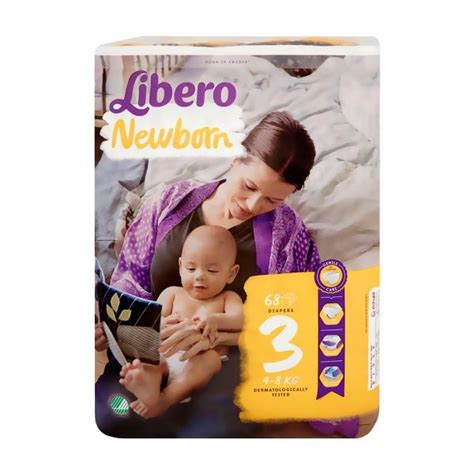 Scutece Libero Newborn 3 Jumbo Pack 68 Buc Liberokids