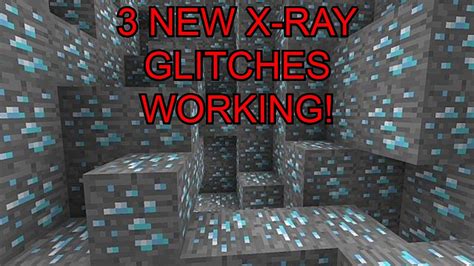 3 New X Ray Glitches Minecraft Youtube