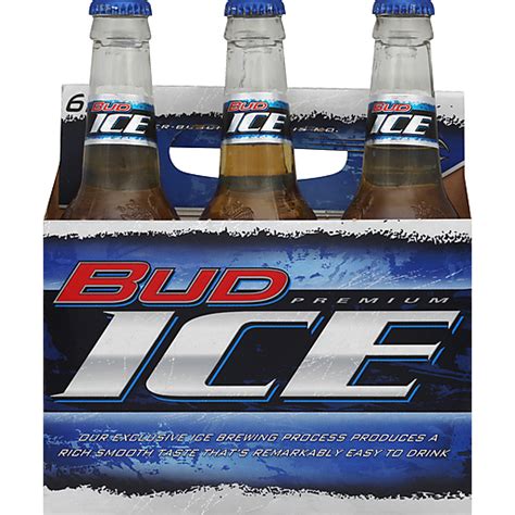 Bud Ice® Beer 6 Pack 12 Fl Oz Bottles Lagers Edwards Food Giant
