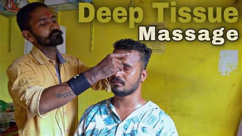 Deep Tissue Head Massage With Hand Twisting And Neck Cracking Young Indian Barber Youtube