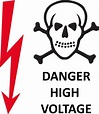 Danger high voltage sign — Stock Vector © Tribaliumivanka #85189816