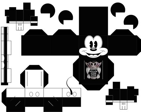 Mickey Mouse Paper Toy Free Printable Papercraft Templates