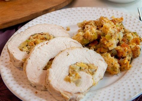 Rolled Stuffed Turkey Breast Martins Famous Potato Rolls And Bread