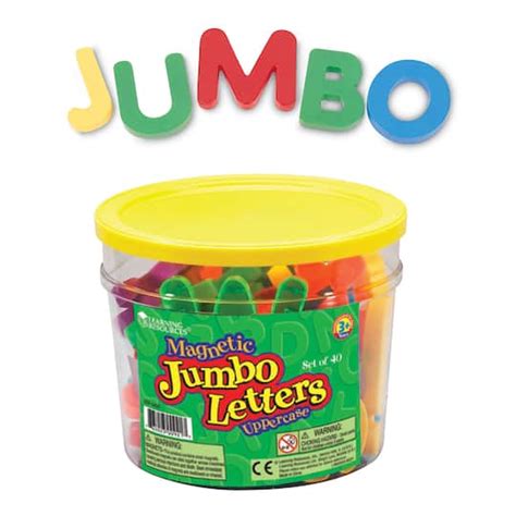 Learning Resources® Jumbo Magnetic Uppercase Letters Set Of 40 Michaels